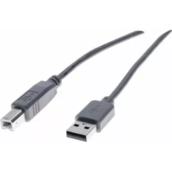 Exertis Connect USB 2.0 kabelis A į B, 60 cm, pilkas 532406