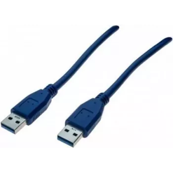 EXERTIS CONNECT USB 3.0 kabelis A Male - A Male, 2 m, mėlynas, 532477