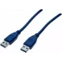 EXERTIS CONNECT USB 3.0 kabelis A Male - A Male, 2 m, mėlynas, 532477