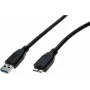 Exertis Connect USB 3.1 Gen 1 kabelis, USB-A vyriškas į Micro-USB B vyrišką, 1 m, juodas 532473