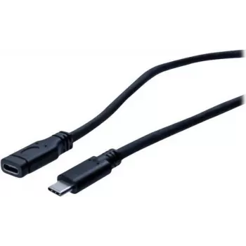 EXERTIS CONNECT USB 3.1 Gen 1 USB-C prailginimo kabelis, vyriškas į moterišką, 2 m, 5 Gbit/s, juodas 150341