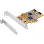 EXSYS EX-11057 PCI Express dviejų RS-232 serijinių prievadų adapterio plokštė
