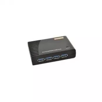 EXSYS EX-1125 4 prievadų USB 3.0 šakotuvas - 5Gbps, aliuminis, stalinis