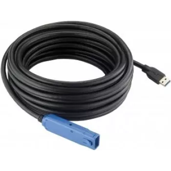 EXSYS EX-1406 USB 3.2 Gen 1 aktyvus prailginimo kabelis, 10 m, juodas