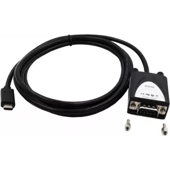 EXSYS EX-2311-2 USB 2.0 į RS-232 serijinis adapteris su FTDI lustu, 0,8 m kabeliu, maitinamas iš USB