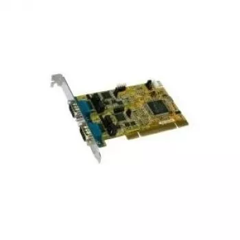 EXSYS EX-42042-IS 2 prievadų universalus PCI serijinis RS-232/422/485 kombinuotas adapteris su 16C950 UART, 128 baitų FIFO, optine izoliacija ir apsauga nuo viršįtampių