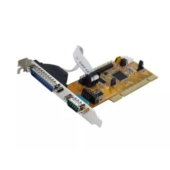 EXSYS EX-43063 2 prievadų RS-232 PCI Express serijinė adapterio plokštė su ASIX AX99100 lustu, 921,6 Kbps, pridedamas žemo profilio laikiklis