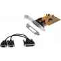 EXSYS EX-43362 2 prievadų RS-232 PCI Express nuoseklioji valdymo plokštė