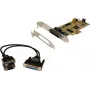 EXSYS EX-45362 2 prievadų RS-232 PCIe x1 serijinis adapteris, Low Profile, ASIX AX99100