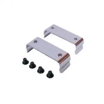 EXSYS EX-6099 DIN bėgio tvirtinimo rinkinys pramoniniams įrenginiams - 35mm TS-35, cinkuotas plienas, prisukamas laikiklis, užsegamas bėgio laikiklis, sidabrinis