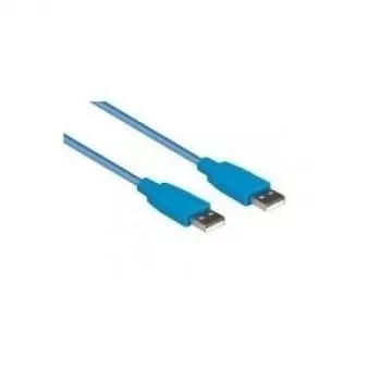 EXSYS EX-K1610-1 USB 3.2 Gen 1 kabelis, USB-A male į USB-A male, 1 m, mėlynas