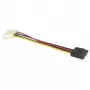 EXSYS EX-K41915 Floppy į SATA maitinimo adapterio kabelis 0,4 m, vyriškas-vyriškas