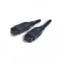 EXSYS FireWire 800 9-pinų į 9-pinų kabelis, 1,0 m, juodas, 800 Mbps, dvigubai ekranuotas EX-K6850