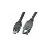 EXSYS FireWire 800 IEEE 1394b 9-Pin to 4-Pin kabelis, 1,0 m, juodas EX-K6870