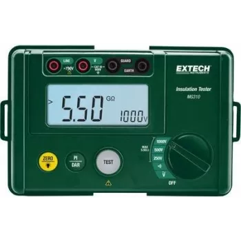 Extech MG310 izoliacijos testeris 250V 500V 1000V 5,5 GΩ