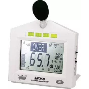 EXTECH SL130G garso lygio monitorius su duomenų registravimu, 30-130 dB, USB, A/C svertinis