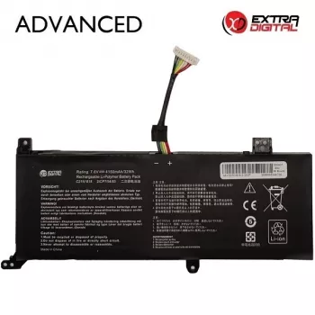 Extra Digital Advanced ASUS C21N1818-2 nešiojamojo kompiuterio baterija, 4150 mAh, 32 Wh, 7,7 V, juoda