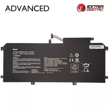Extra Digital Advanced nešiojamojo kompiuterio baterija ASUS C31N1411 – 3610 mAh, 11,4 V, 3 elementų ličio jonų (juoda) | Kur.lt