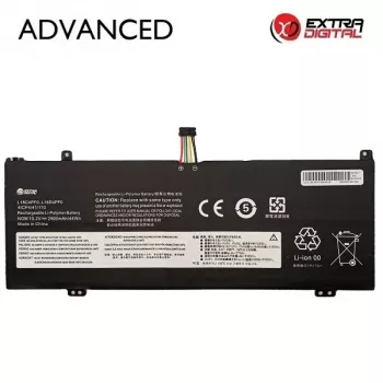 Extra Digital Advanced nešiojamojo kompiuterio baterija, skirta Lenovo L18C4PF0 L18D4PF0, 2900 mAh