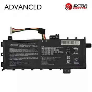 Extra Digital Advanced NB432561 nešiojamojo kompiuterio baterija, skirta ASUS VivoBook 15 (C21N1818-1, 4150 mAh, 7,7 V, ličio jonų)