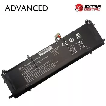 EXTRA DIGITAL Advanced nešiojamojo kompiuterio baterija, skirta HP BN06XL – 5000 mAh, 11,55 V, ličio jonų, 3 elementų, juoda