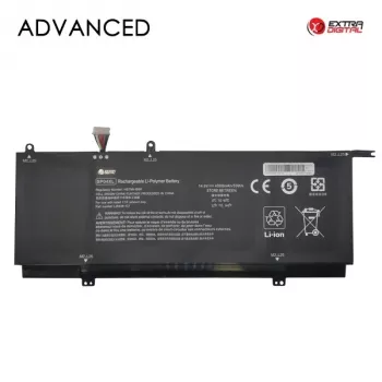 Extra Digital Advanced atsarginė baterija HP Spectre x360 15-ch serijai – 4000mAh Li-Polymer, 15.4V, 4 elementai, juoda
