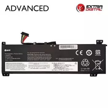 Extra Digital Advanced nešiojamojo kompiuterio baterija, skirta Lenovo L20M3PC2, 3750mAh, 11.52V, 43Wh, 3 celių