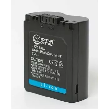 Extra Digital CGA-S006E ličio jonų akumuliatorius 3,7 V 1200 mAh, skirtas Panasonic Lumix DMW-BCC12
