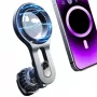 EXTRA DIGITAL Automobilinis magnetinis telefono laikiklis ventiliacijos angai – universalus laikiklis išmaniesiems telefonams su 360° sukimu, N52 neodimio magnetais – juodas (HB390489)