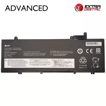 Extra Digital NB482870 atsarginė baterija, skirta Lenovo L17L3P71 – 4650mAh 52.5Wh 11.25V Li-ion, juoda, 3 elementai