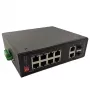EXTRA DIGITAL PoE Switch 10 Port 1000M su 2 SFP prievadais 1000M