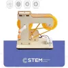 EXTRA DIGITAL Wooden Construction Kit Rotating Generator Educational Model