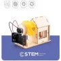 EXTRA DIGITAL Wooden Construction Kit Wind Turbine, Educational Model