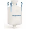 EXTRALINK Big Bag U+2 90x90x140cm 1000kg White FIBC Bulk Bag su išpylimo rankove