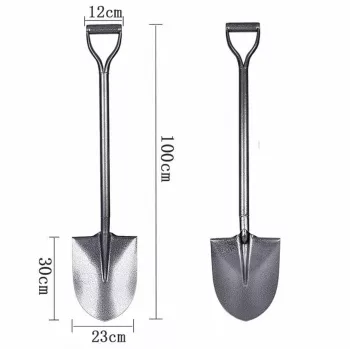 EXTRALINK BLACK FORST Sodo kastuvas tiesiu ašmenimis 100 cm