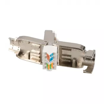 Extralink CAT6A RJ45 jungtis be įrankių – UTP 8P8C auksuota 10Gbps Ethernet kištukas