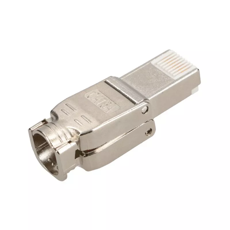 Extralink CAT6A RJ45 jungtis be įrankių – UTP 8P8C auksuota 10Gbps Ethernet kištukas