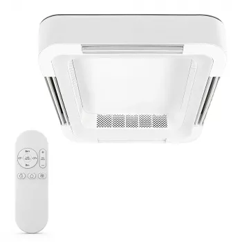 Extralink Cube Air 23 59 cm protingas WiFi lubų ventiliatorius su šviesa, baltas, valdymas programa
