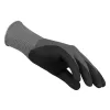 Extralink HF Safety Flex apsauginės pirštinės, dydis 10/XL, nitrilo putų danga, EN 388:2016 4131X, juodos/pilkos, 1 pora