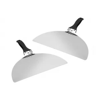 Extralink Home Nerūdijančio plieno picos mentės rinkinys (2 vnt.) – 30x30 cm, atsparios karščiui iki 250°C