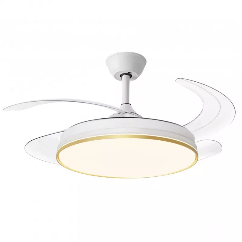 Extralink Phantom Wing 42 Smart WiFi lubinis ventiliatorius – baltas, 107 cm, valdymas per programėlę