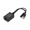 Extralink PoE keitiklis 1 prievadas, įėjimas 1x 1000Mb/s RJ45/Jack 10-30V, išėjimas 48V