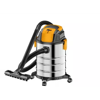 EXTRALINK POWERLINK pramoninis šlapio ir sauso siurblys, 1300W, 20L, sidabrinis, R-702