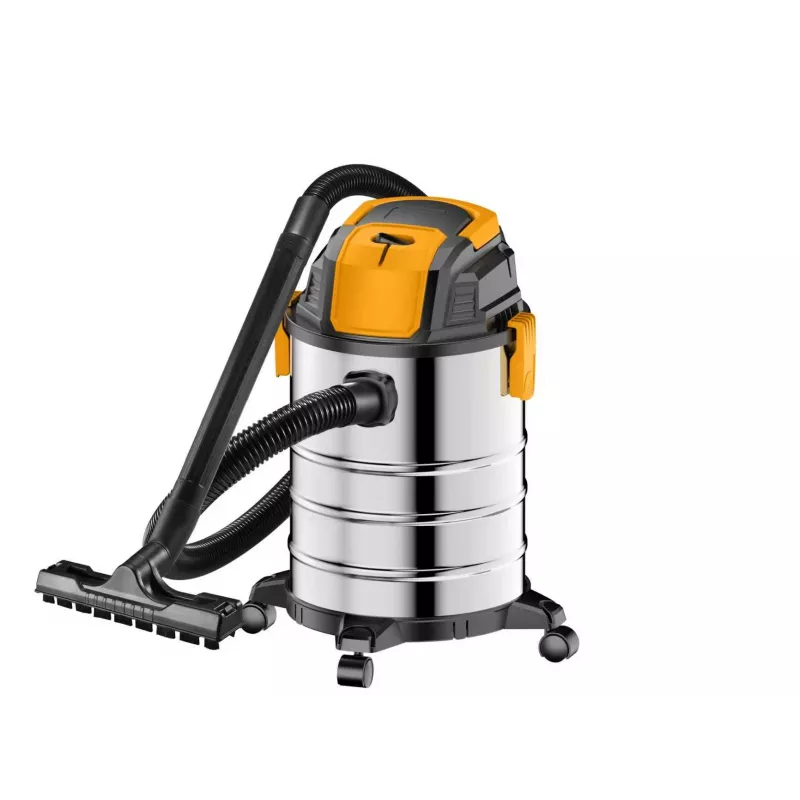 EXTRALINK POWERLINK pramoninis šlapio ir sauso siurblys, 1300W, 20L, sidabrinis, R-702