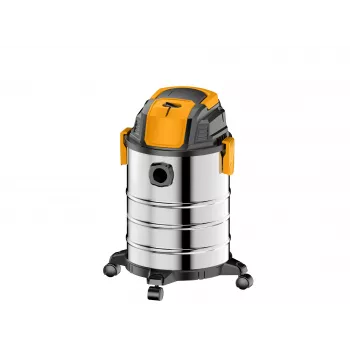 EXTRALINK POWERLINK pramoninis šlapio ir sauso siurblys, 1300W, 20L, sidabrinis, R-702
