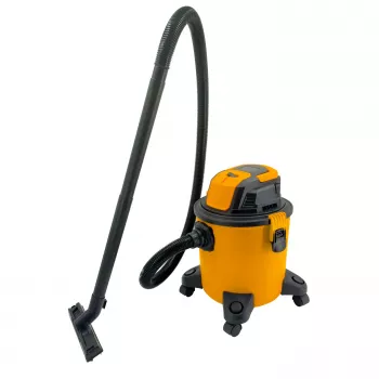 EXTRALINK Powerlink pramoninis dulkių siurblys šlapiam ir sausam valymui 1300W 20L geltonas/juodas R-704
