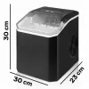 Extralink SmartLife Cube Ice Lite ledo gaminimo aparatas – 12 kg/24h, 1,8 l talpa, šratinis ledas, juodas