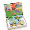 EXTRALINK TOYS Magnetinė dėlionė su knygele 64 detalės Dinozaurai