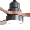 Projektuojamas lubų ventiliatorius Extralink Walnut Dark 48 Smart WiFi, tamsaus riešuto spalvos, 122 cm, valdymas programėle