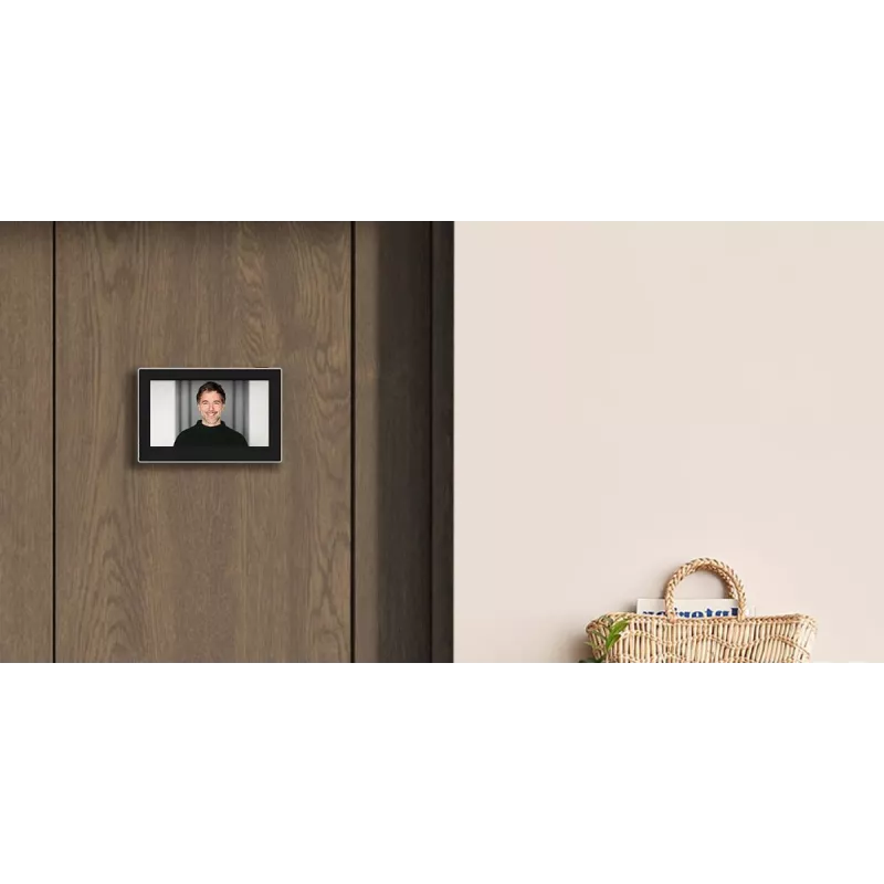 Ezviz CS-CP2 2MP belaidis skaitmeninis durų žiūronas (1080p, 4.3 col. LCD, Wi-Fi, PIR, dvipusis garsas, auksinis) | Kur.lt